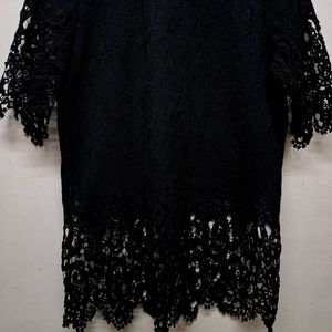 Elegant Black Lace Top