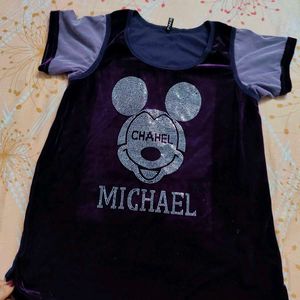 Vintage Velvet Mickey Tee
