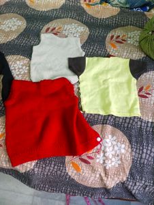 New 4 Shirts For 0-5 Months Kids