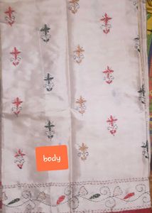 Hand Stitching Saree