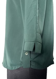 Green Button-Up Shirt