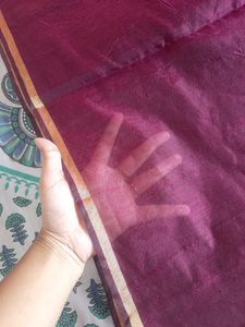 Maroon Saree