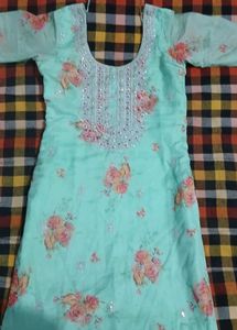 Floral Print Kurti Set