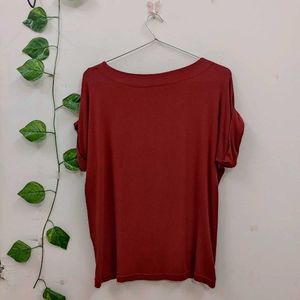 Soft Maroon Top 🔥 SALE