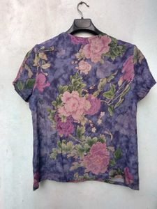 New With Tag Premium Half Floral KOREAN Shirt