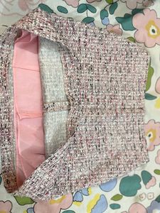Korean Tweed Mini Skirt