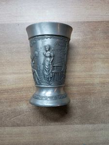 German pewter cup or shot glass