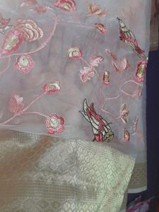 Pink Sarree With Stitched Blouse Not Used