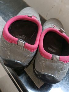 Flite Shoes - Grey And Pink Colour