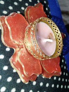 Resin Flower  scented Candle Holder