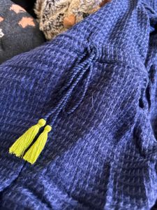 Parrot Navy Blue Top