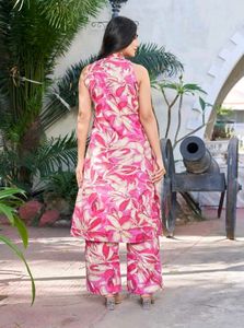 Floral Pink Salwar suit