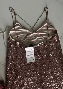 ZARA😍Sequin Midi