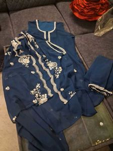 Elegant Blue Kurta Set