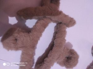 Fluffy Hair Clips set Of 2