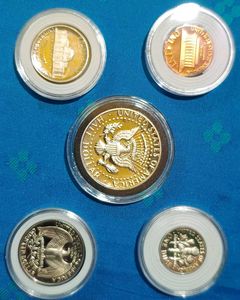 Proof Set Coin USA 1984, Mirror Finish 5ps