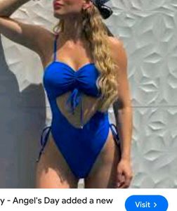 65108. Blue Bikini Set