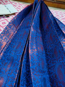 Elegant Blue &amp; Pink Saree