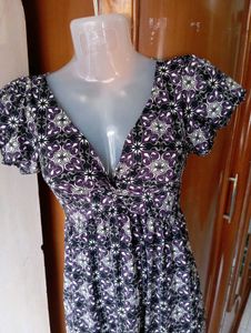 Patterned Mini Dress