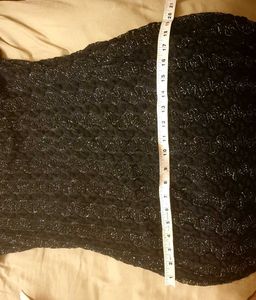 Stunning Shimmery Black Party Gown