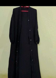 Black College Abaya XL