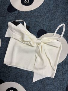 Ivory Bow Detail Cami Top