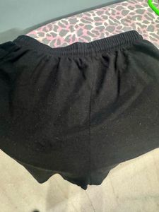 Men’s Casual Cotton Shorts | Black | Zipper Pocket