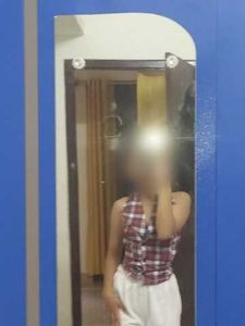 Red & White Plaid Halter Top