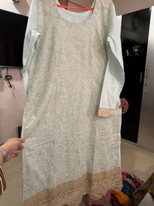 40 Size Original Pakistani Lawn Full Embroidery