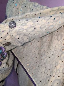 New Embroidered Floral Saree