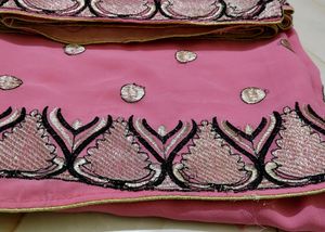 💓😍Elegant Pink Saree💓😍