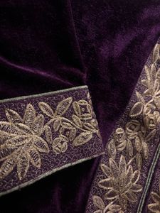 Velvet Kurta with Embroidery