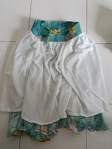 Floral Print Skirt
