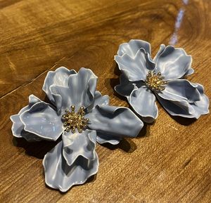 H&amp;M Flower Statement Earrings