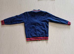 Vintage Gucci style Kids Blue Knit Cardigan