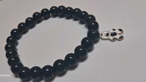 Black Beaded Bracelet