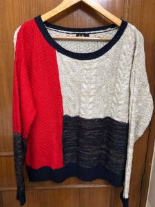 Color Block Knit Sweater