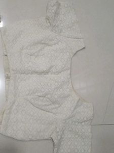 Tailored White Chikankari Lehenga Choli