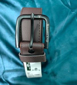 Woodland Brown Leather Belt