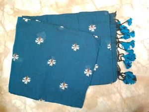 Khadi Embroidery Saree