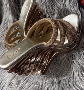 Carrie Heels With Butterfly Design