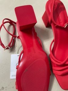 Red Strappy Sandals