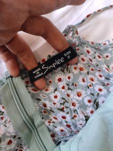 SIMPLEE Summer Cute Floral Dress