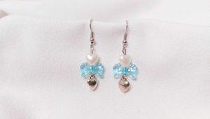 Set Of 2 Bow &amp; Butterfly/heart Earrings 🦋🎀
