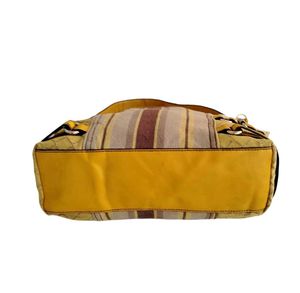 Vintage Etienne Aigner Yellow Brown Tan Handbag
