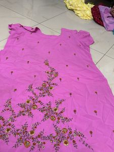 Pink Dress Material