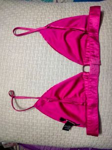 Hot Pink Velvet Bralette