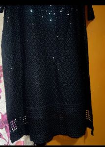 SOCH women Sequins Black Kurta