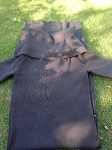 Chic Black Bodycon Dress for winter