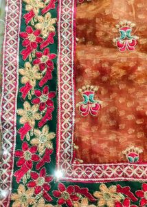 Pure Organza And Georgette Saree